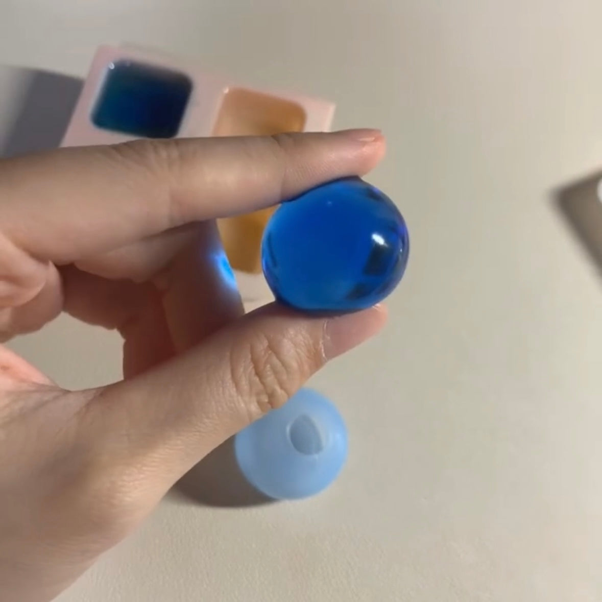 Handmade Transparent 2.2cm Ball Stress Relief Squishy Toy – product image 3