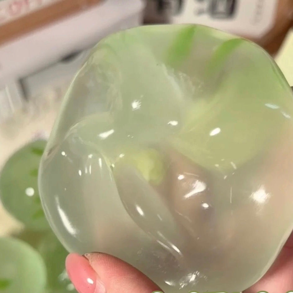 Blueberry/Peach/Green Grape Coconut Oil Soap Base Stress Ball Squishy Stress Relief Decompression Toy – product image 7