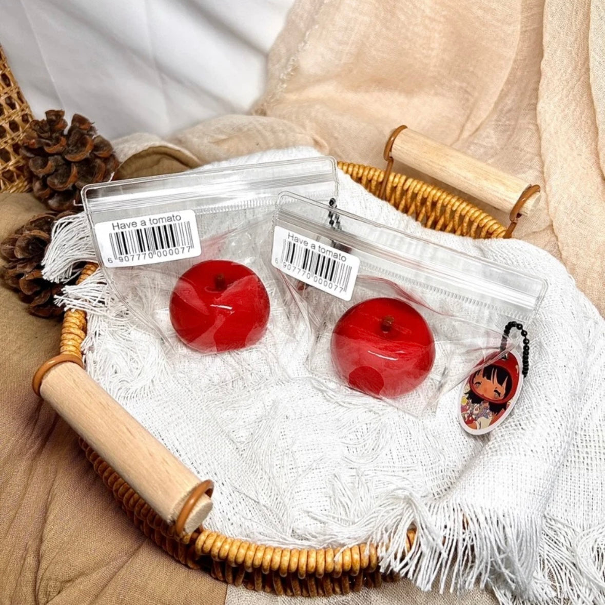 Handmade Apple Taba Squishy Toy - Christmas Series – product image 5