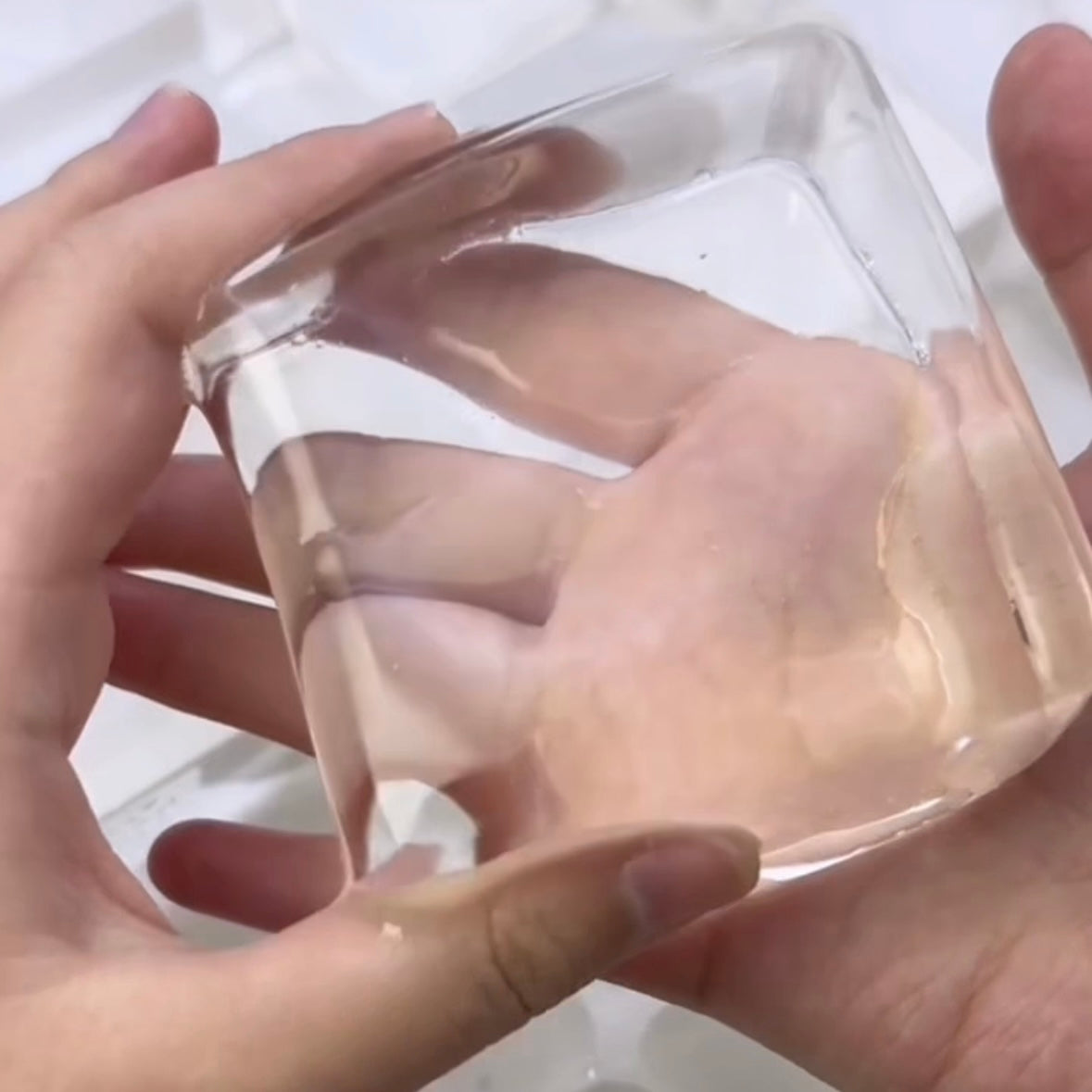 Transparent Handmade Large Ice Cube Taba Squishy Toy – product image 5