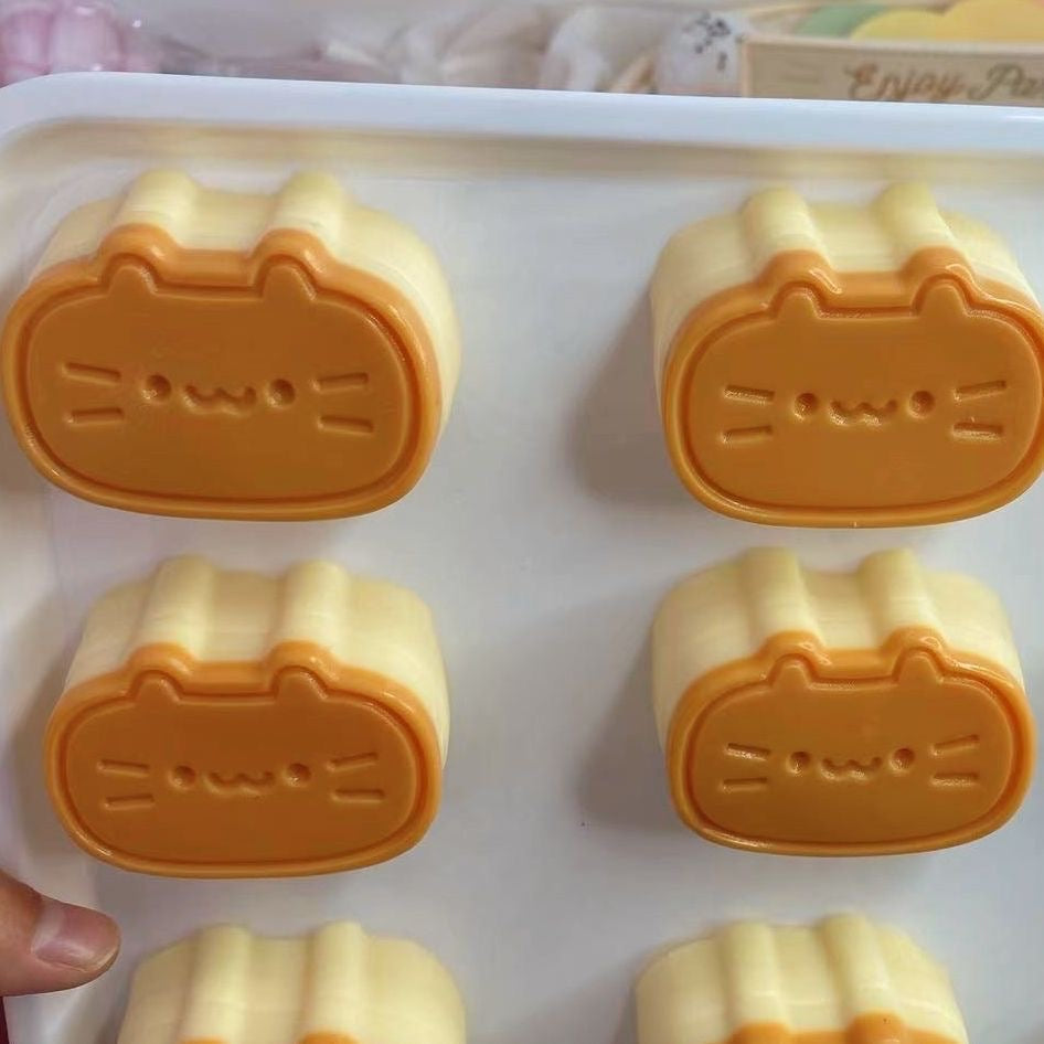 Handmade Silicone Pudding Kitten Stress Relief Squishy Toy – product image 2
