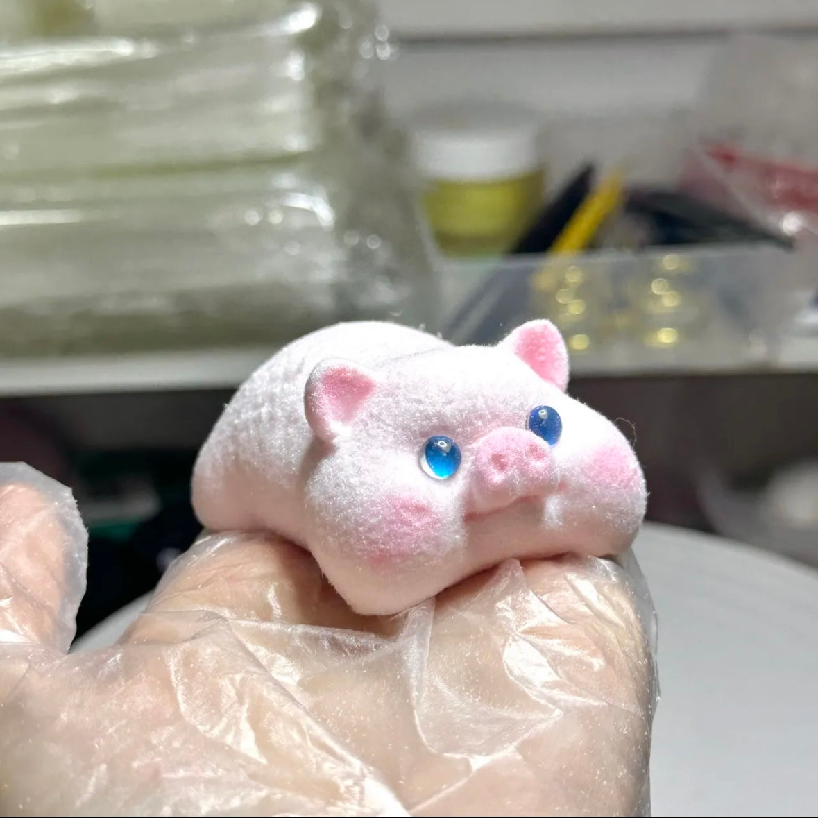 Handmade Cute Pig Stress Relief Taba Squishy Toy – product image 6