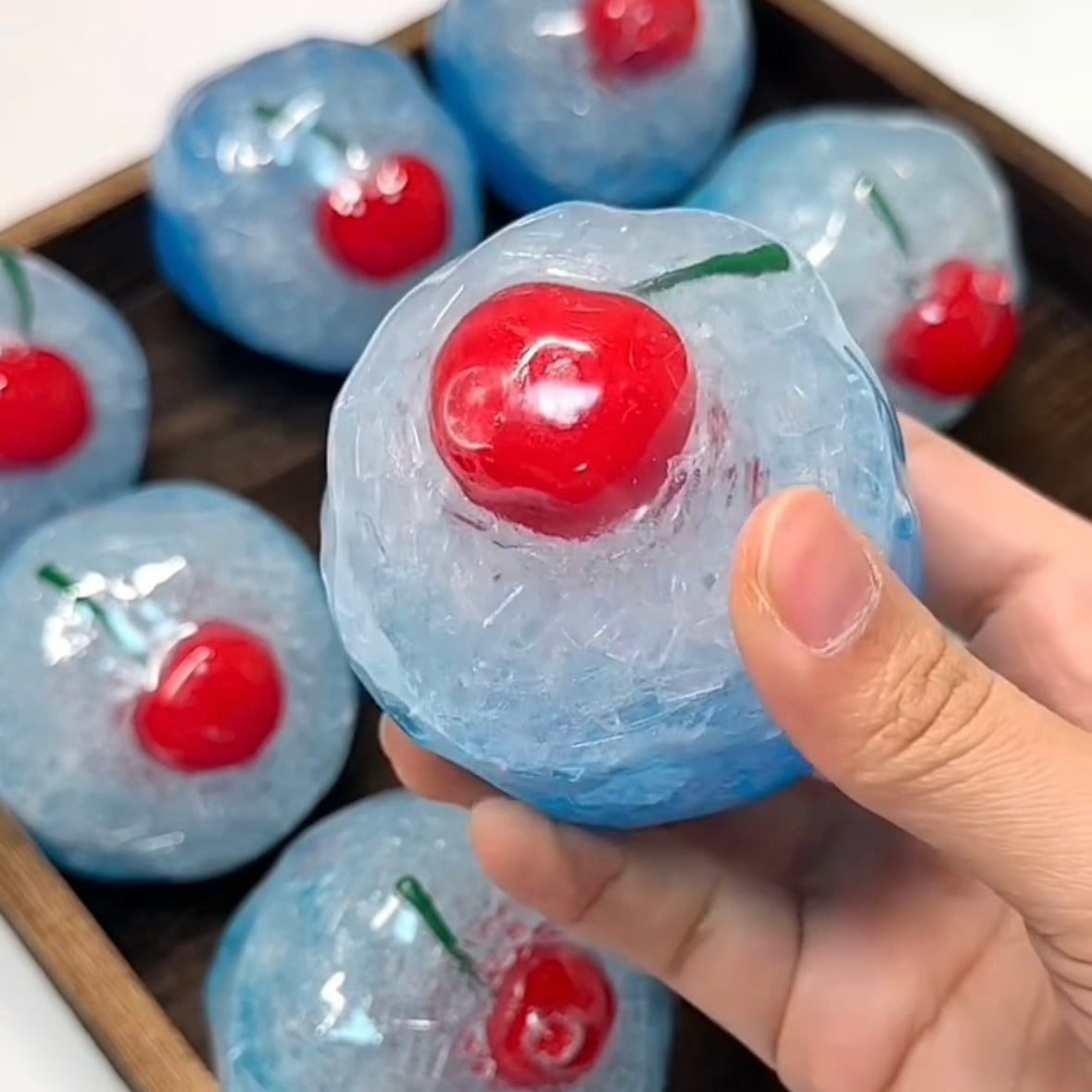 Blue Cherry Handmade Stress Balls – product image 2