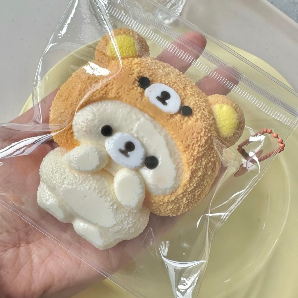 Handmade Hat Bear Taba Squishy Toy – product image 3