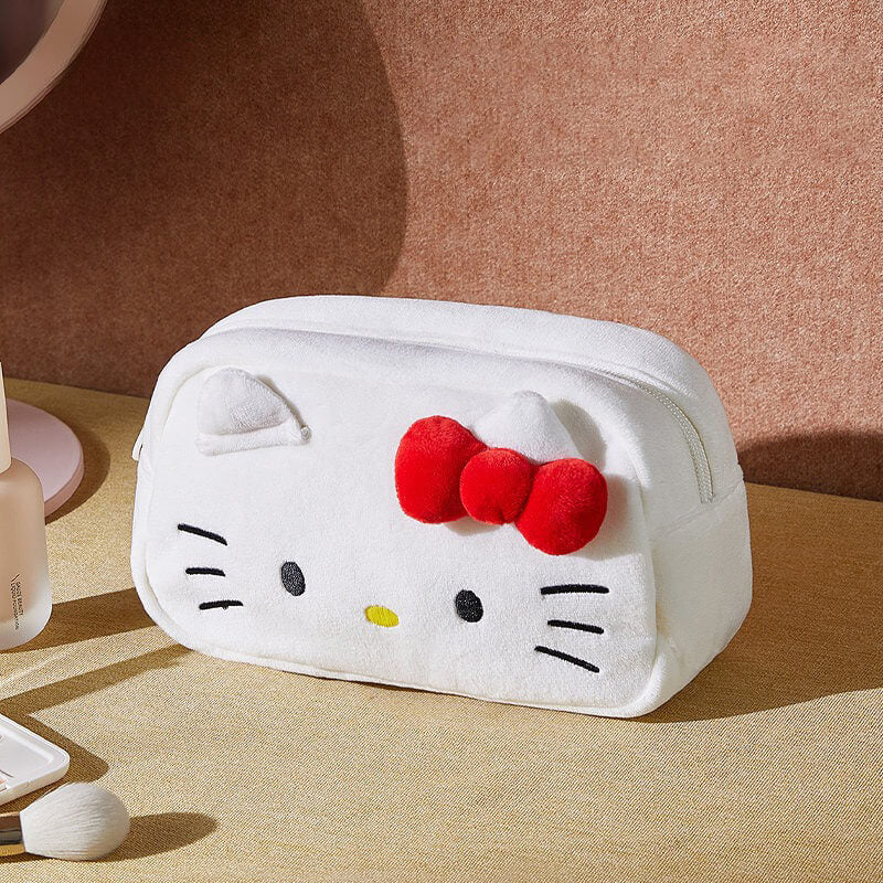 Sanrio Flocking Makeup Bag Pen Case — image 11