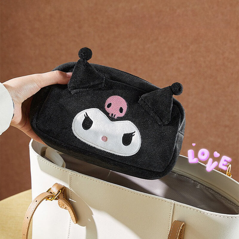 Sanrio Flocking Makeup Bag Pen Case — image 4