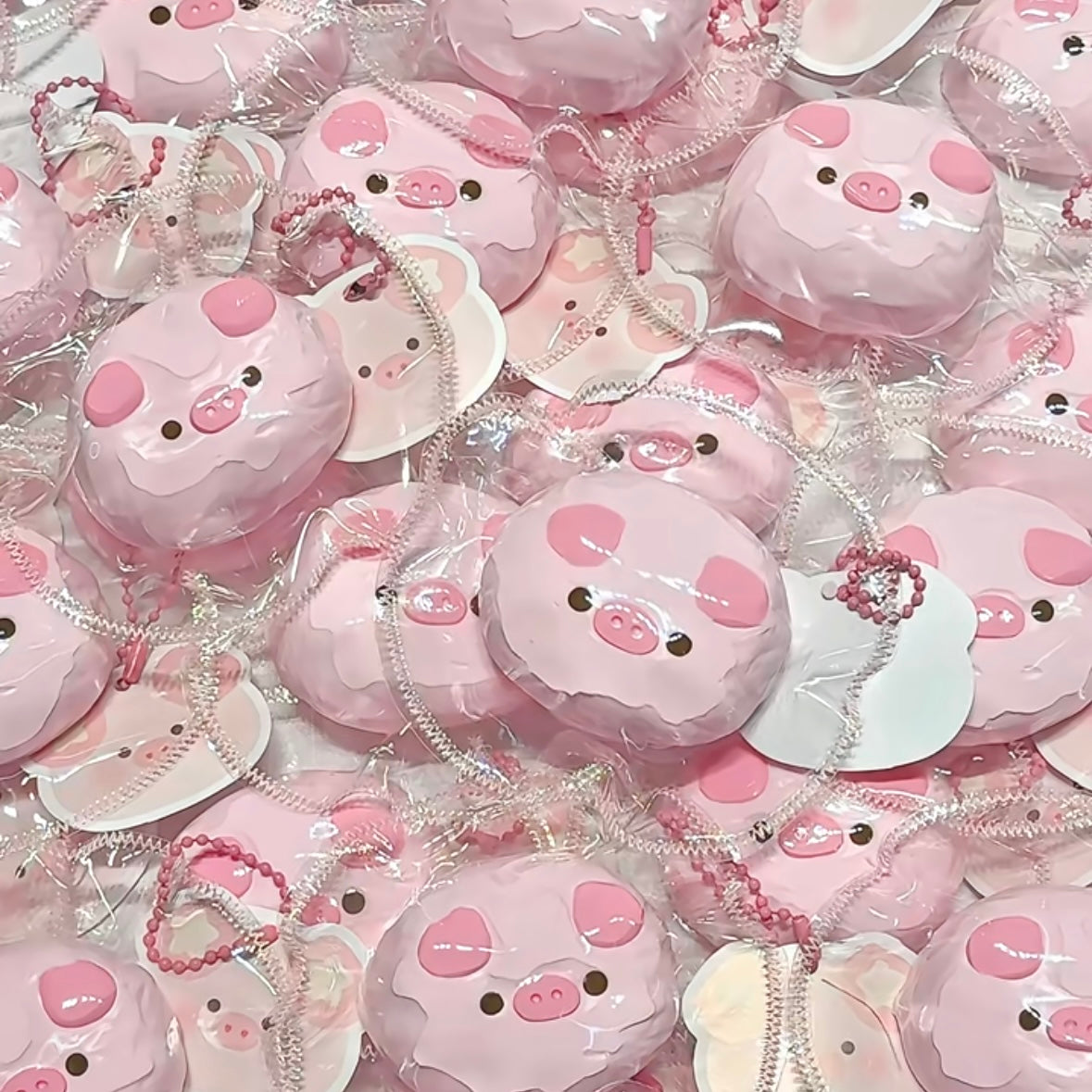 Handmade Pink Pig Taba Squishy Toy — 1pc / 2pcs