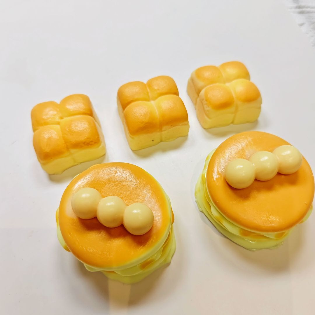 Handmade Silicone Soy Milk Cake Stress Relief Squishy Toy – product image 6
