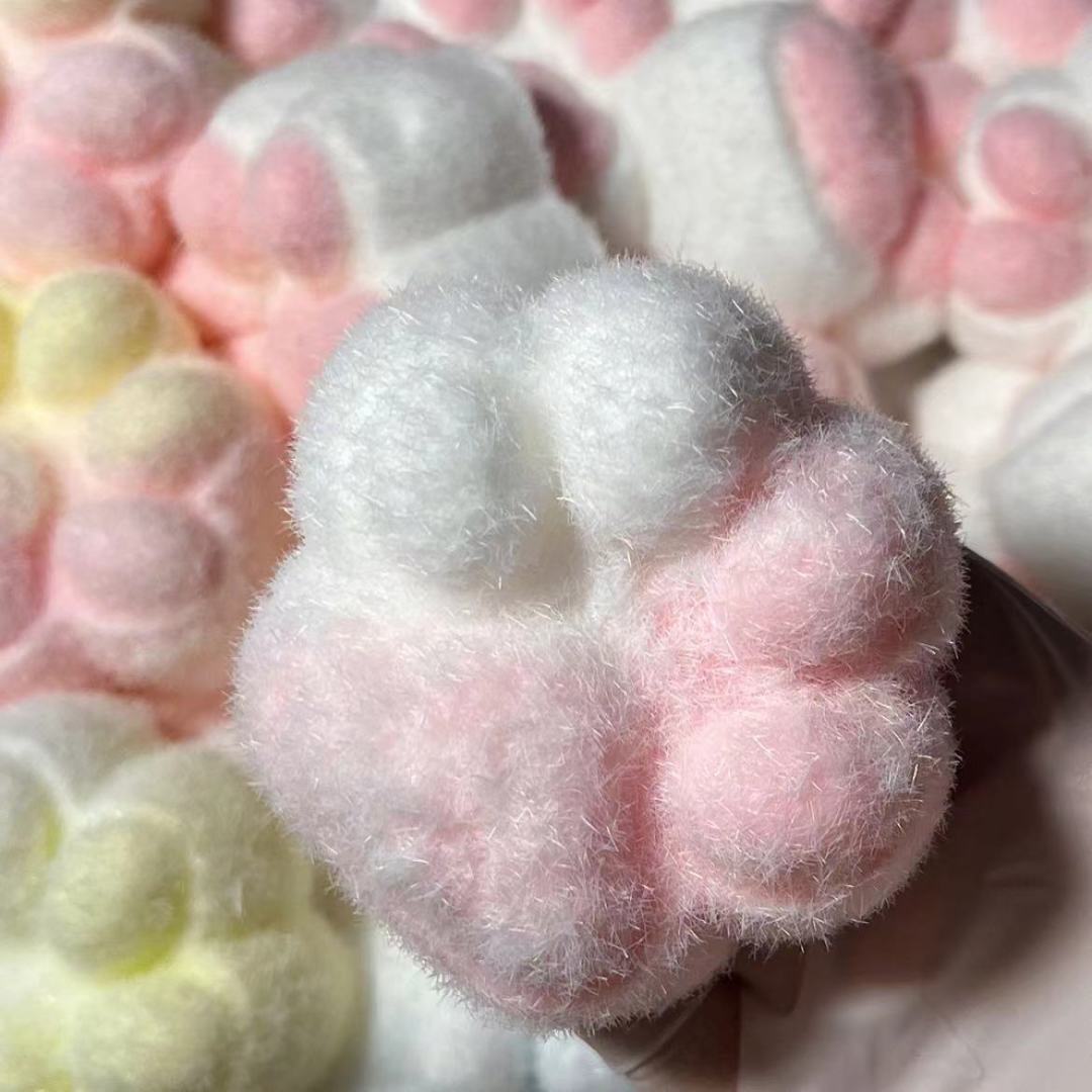 Handmade Cat Paw Stress Relief Taba Squishy Toy with Flocking – product image 8