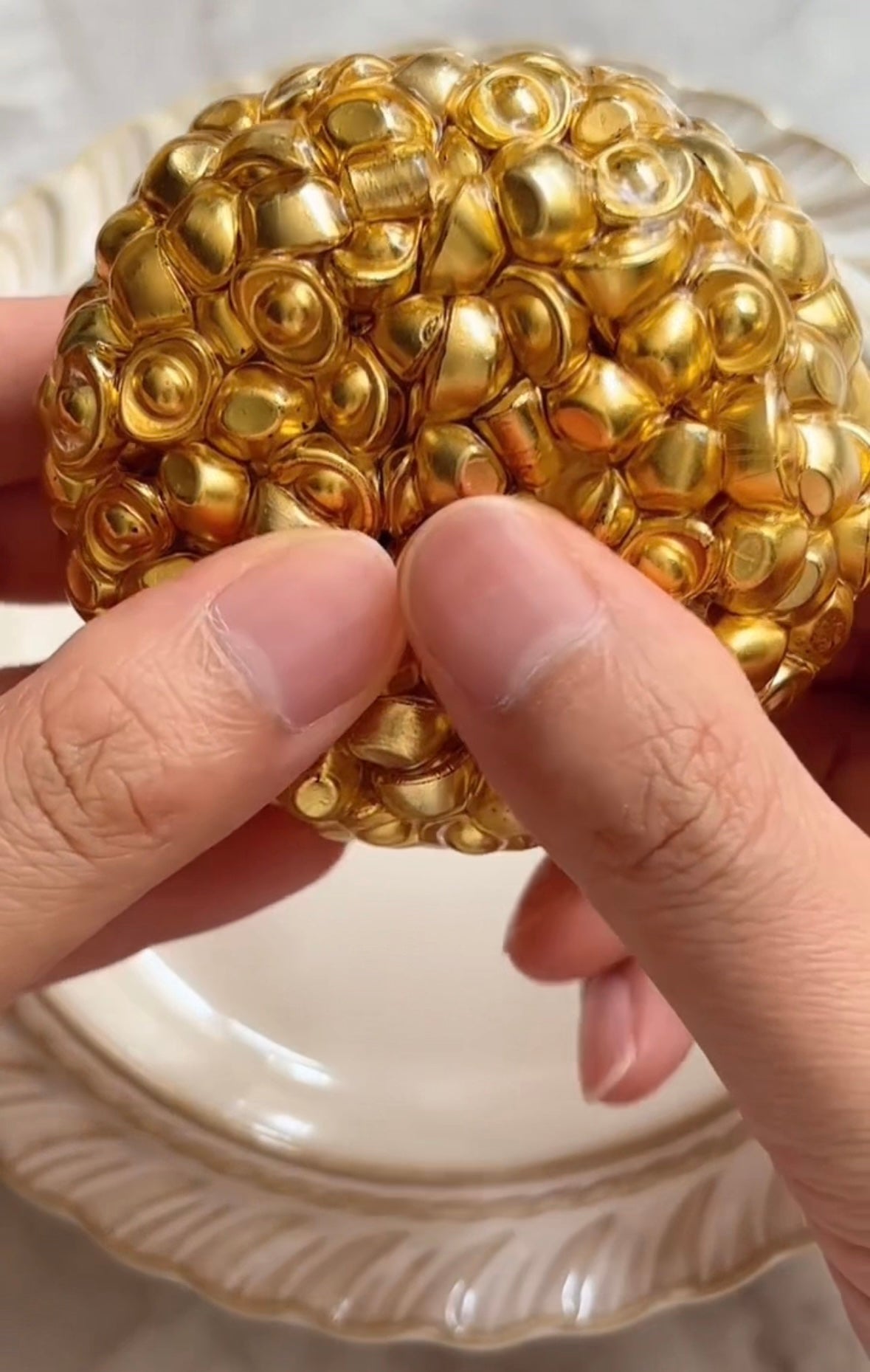 Gold Handmade Stress Ball – product image 3