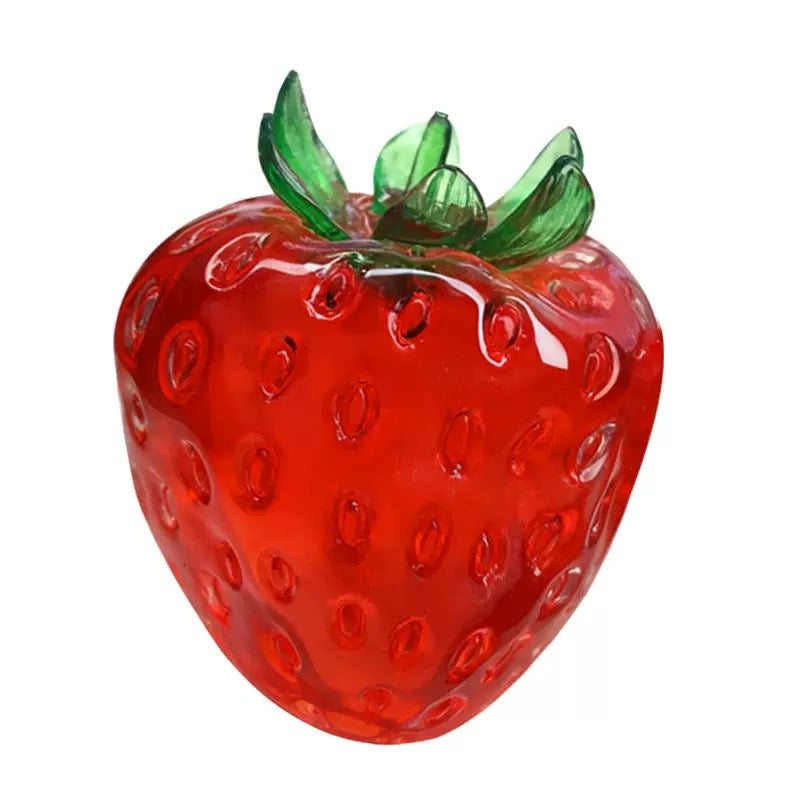 Strawberry Shape Vaseline Base Handmade Stress Ball – product image 4