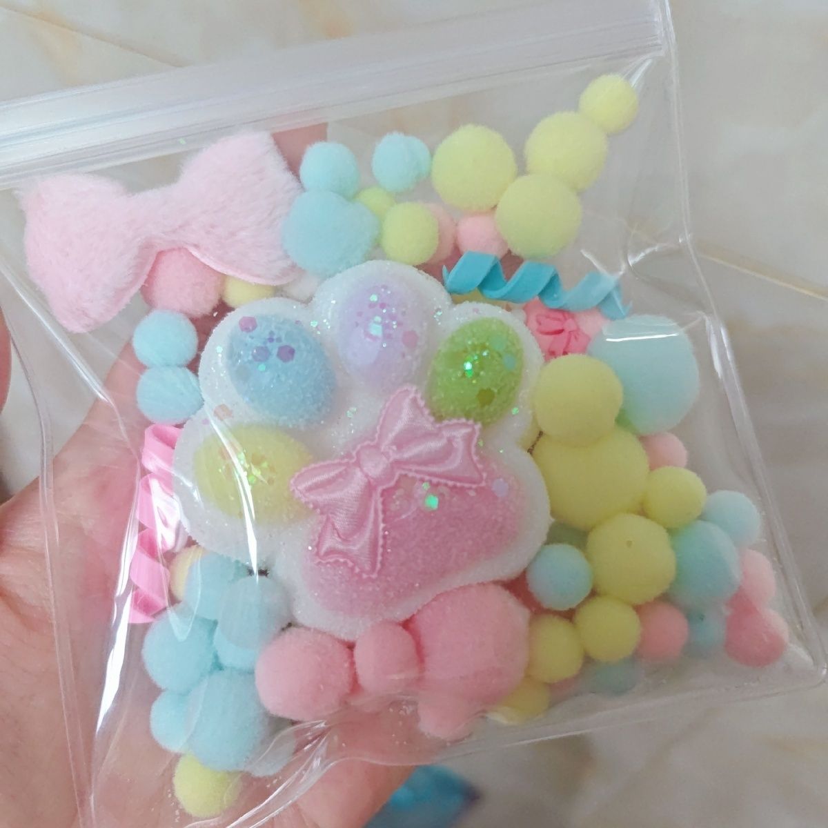 Handmade Silicone Rainbow Cat’s Paw without fur Stress Relief Squishy Toy – product image 4