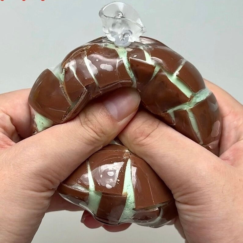 Chocolate Stress Ball Crispy Skin Squishy Stress Relief Decompression Toy – product image 3