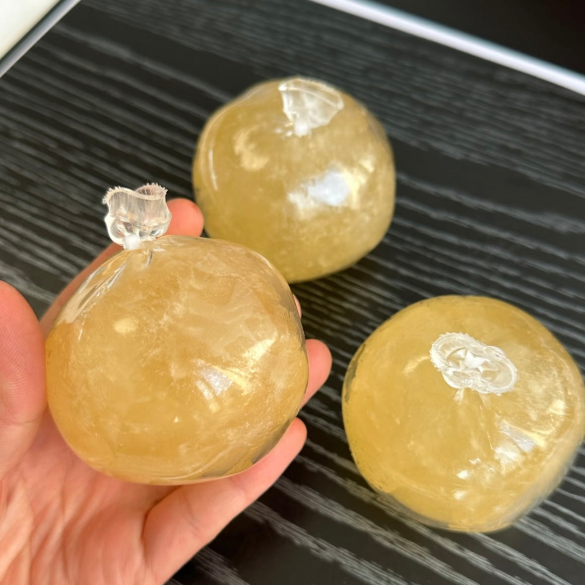 Coconut Oil Soap Base Handmade Stress Balls — 1pc – product image 2