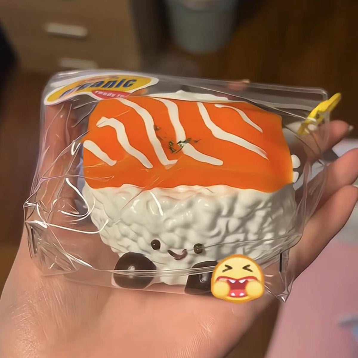Handmade Silicone Rice balls & Salmon Stress Relief Squishy Toy – product image 2