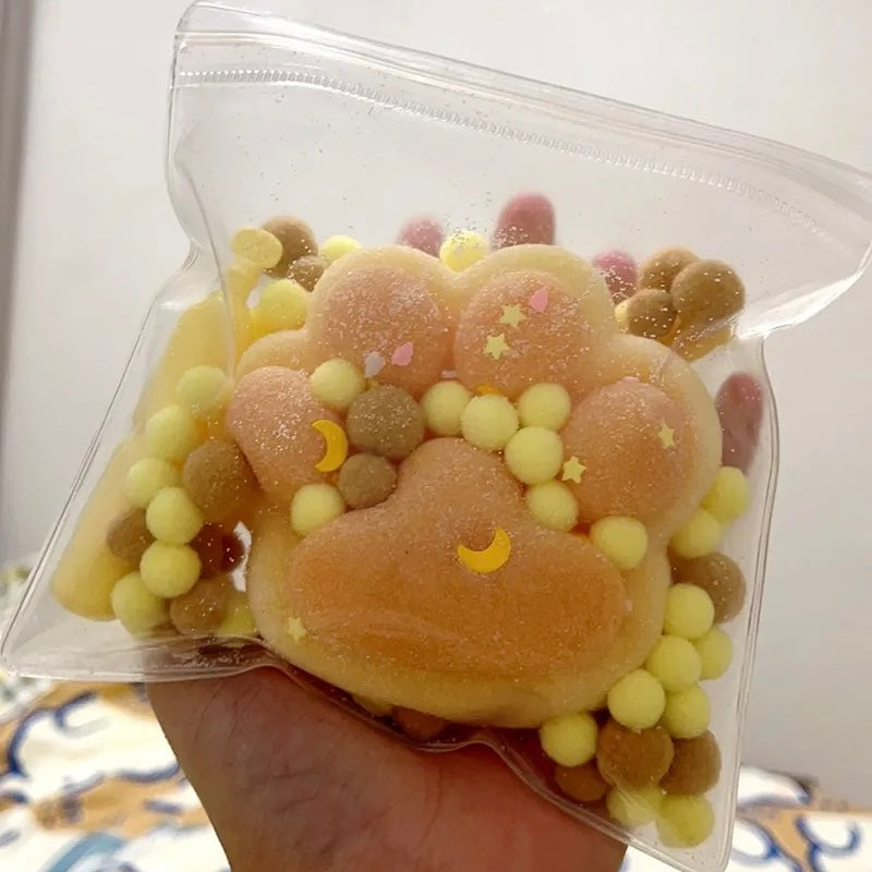 240g Handmade Silicone Cat's Paw Stress Relief Squishy Toy – product image 3