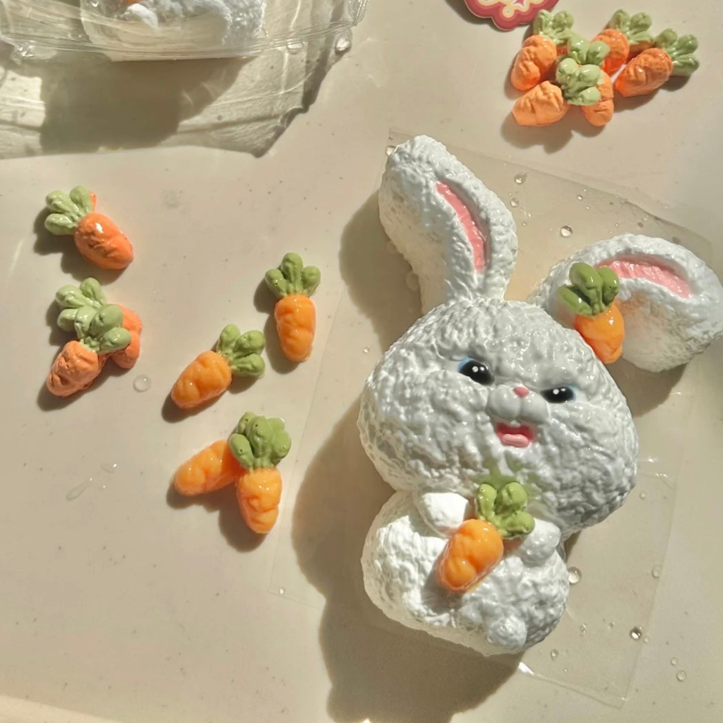 Rabbit Bunny Snowball Taba Squishy Toy – product image 3