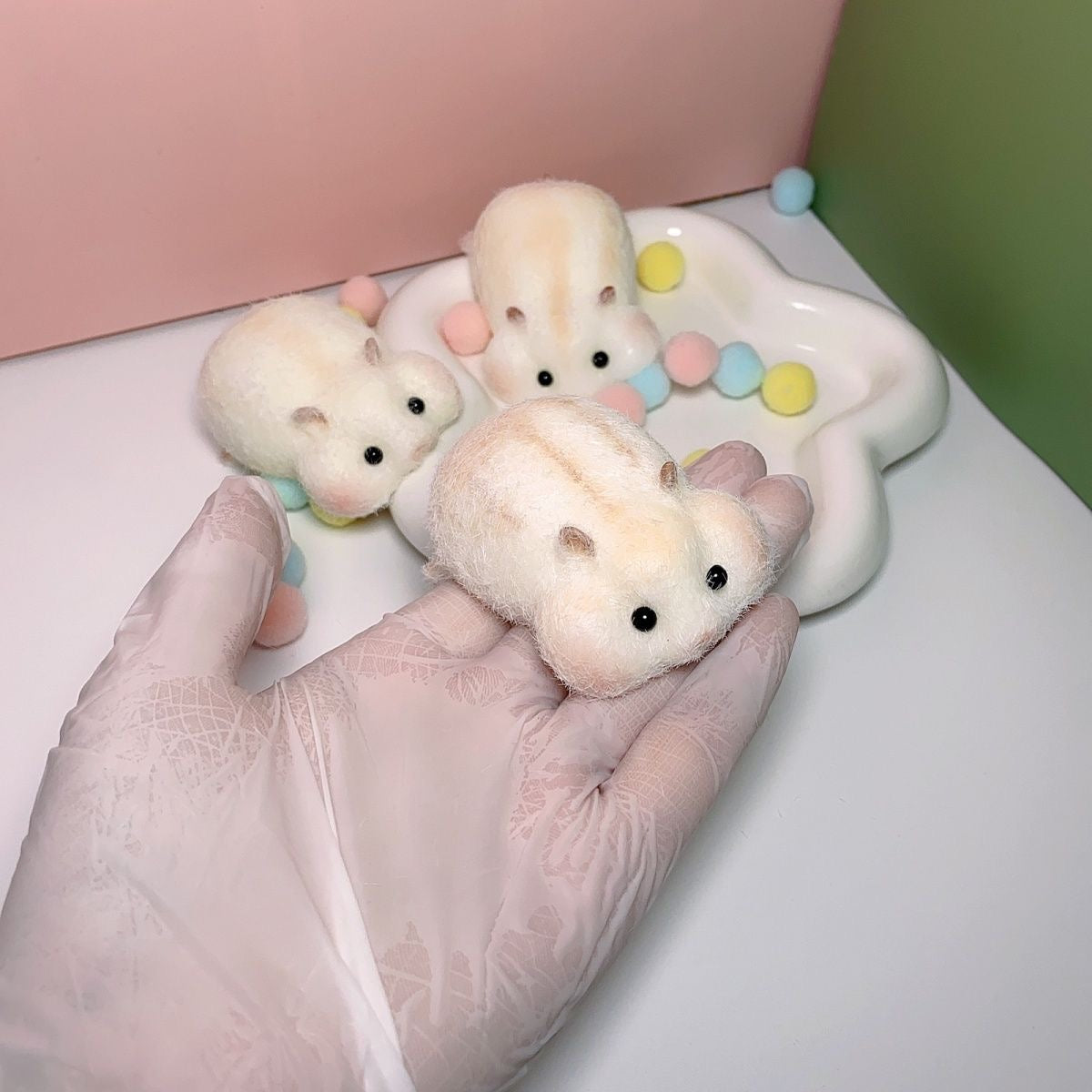 Handmade Silicone Hamster Stress Relief Squishy Toy – product image 3
