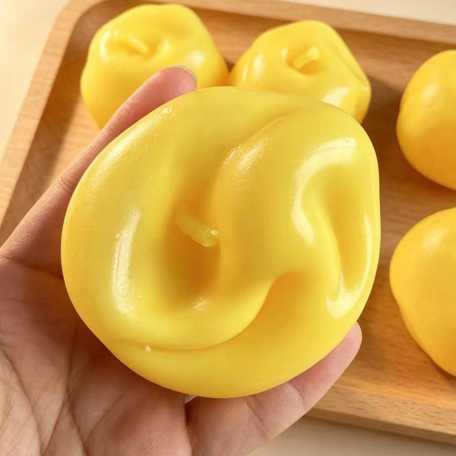 Vaseline Base Yellow Apple Handmade Stress Balls – product image 2