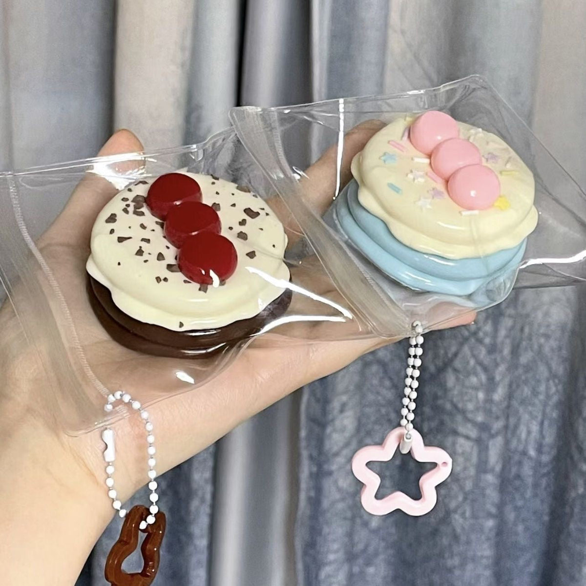 Handmade Silicone Souffle Cake Squishy Toy – product image 4