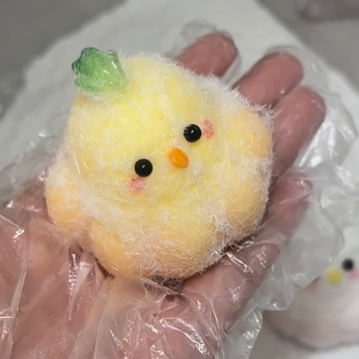 Garlic Chicks Chicken Taba Squishy Toy – product image 4