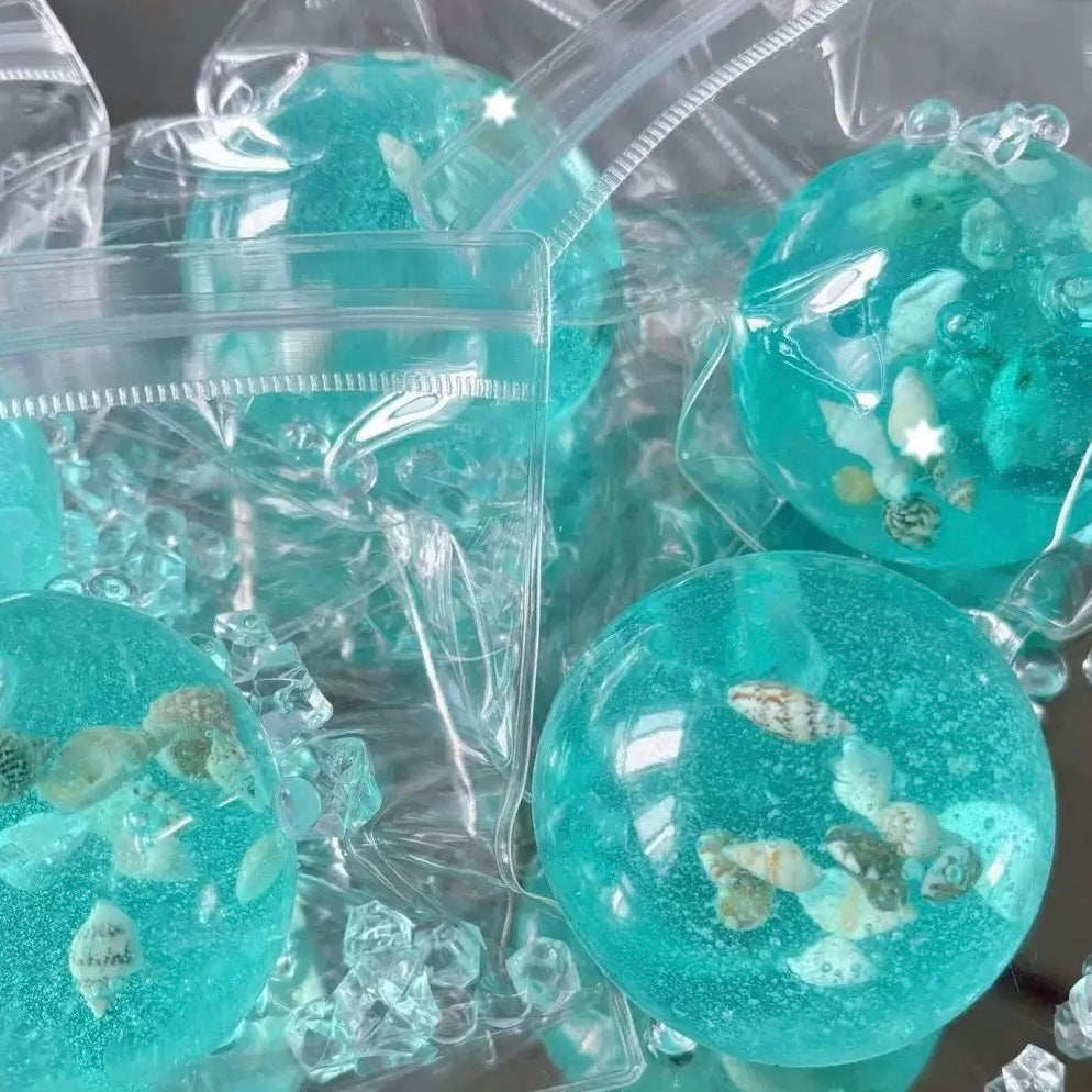 Sea Blue Stress Ball Jelly Ball Squishy Stress Relief Decompression Toy – product image 3