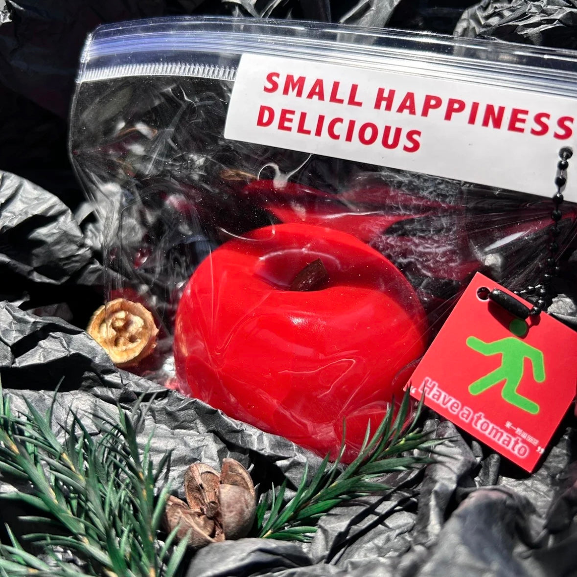 Handmade Apple Taba Squishy Toy - Christmas Series – product image 4