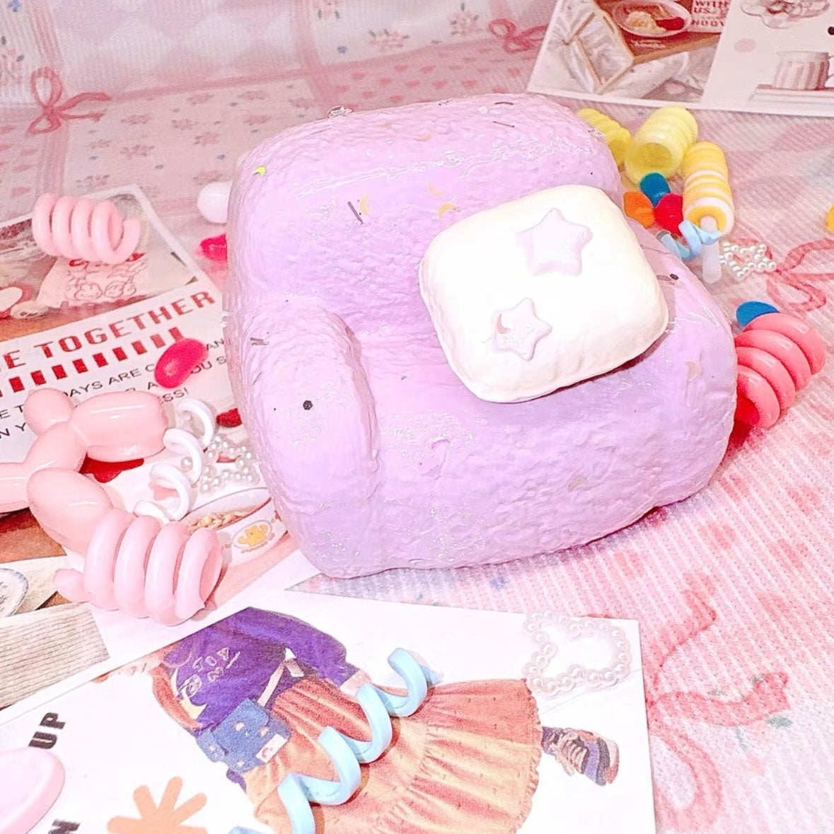 100g Handmade Silicone Sofa Taba Squishy Toy – product image 3