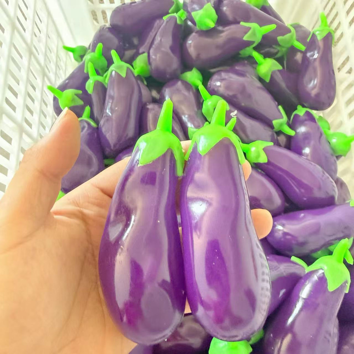 Vaseline Eggplant Handmade Stress Ball Stress Relief Decompression Toy – product image 4