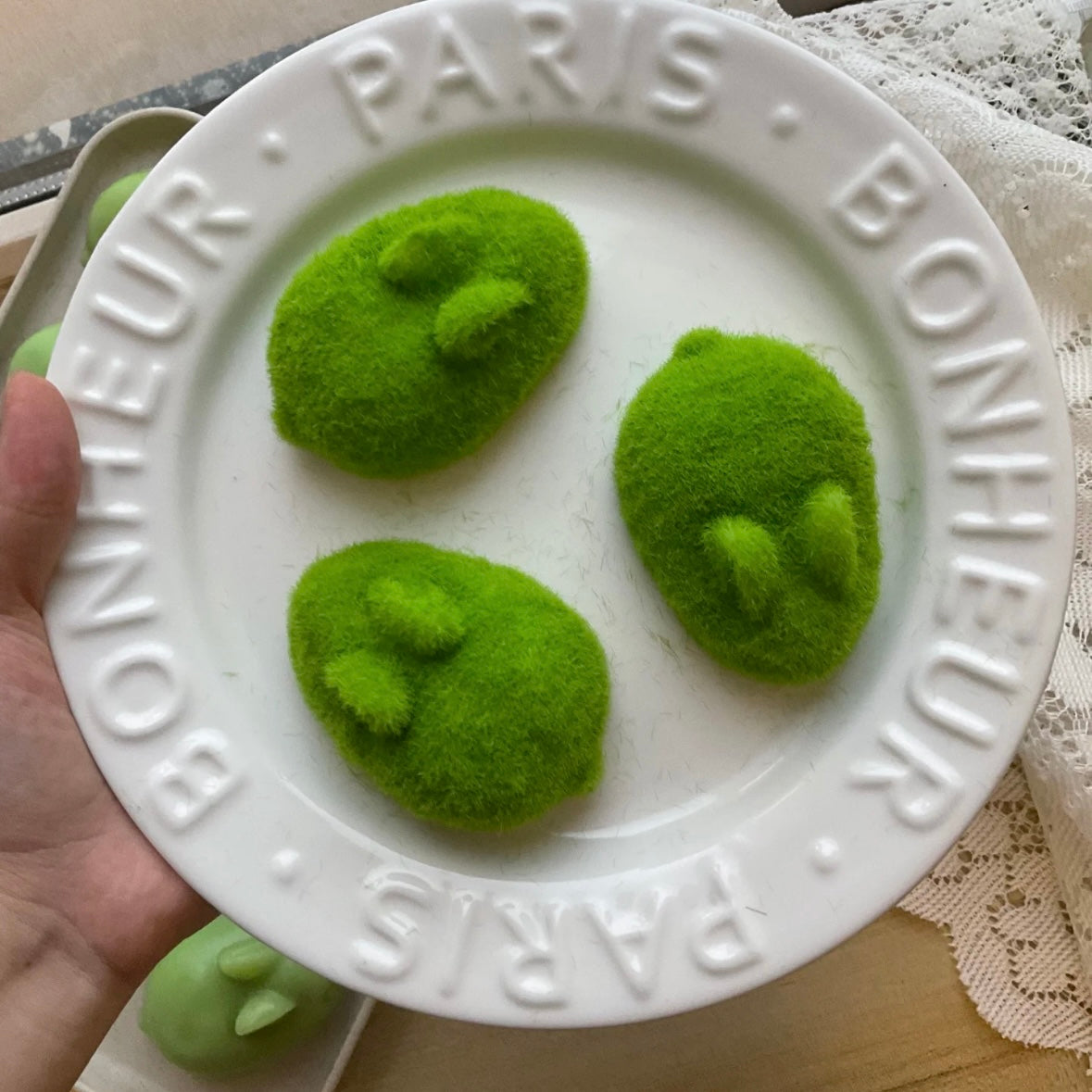 Handmade Silicone Grass Color Stress Relief Squishy Toy – product image 3