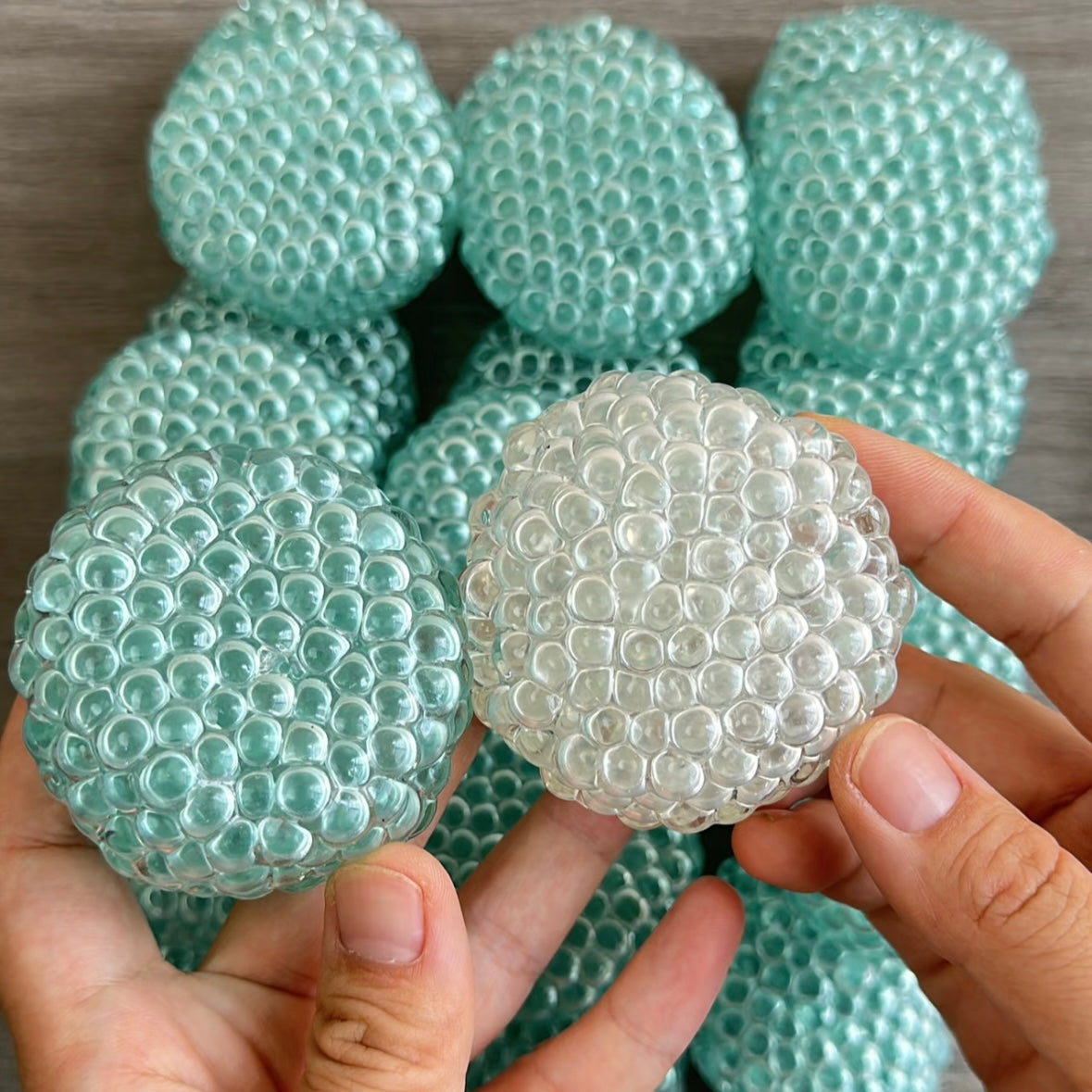 Handmade Stress Balls — 1pc White / 1pc Green / 2pcs White & More