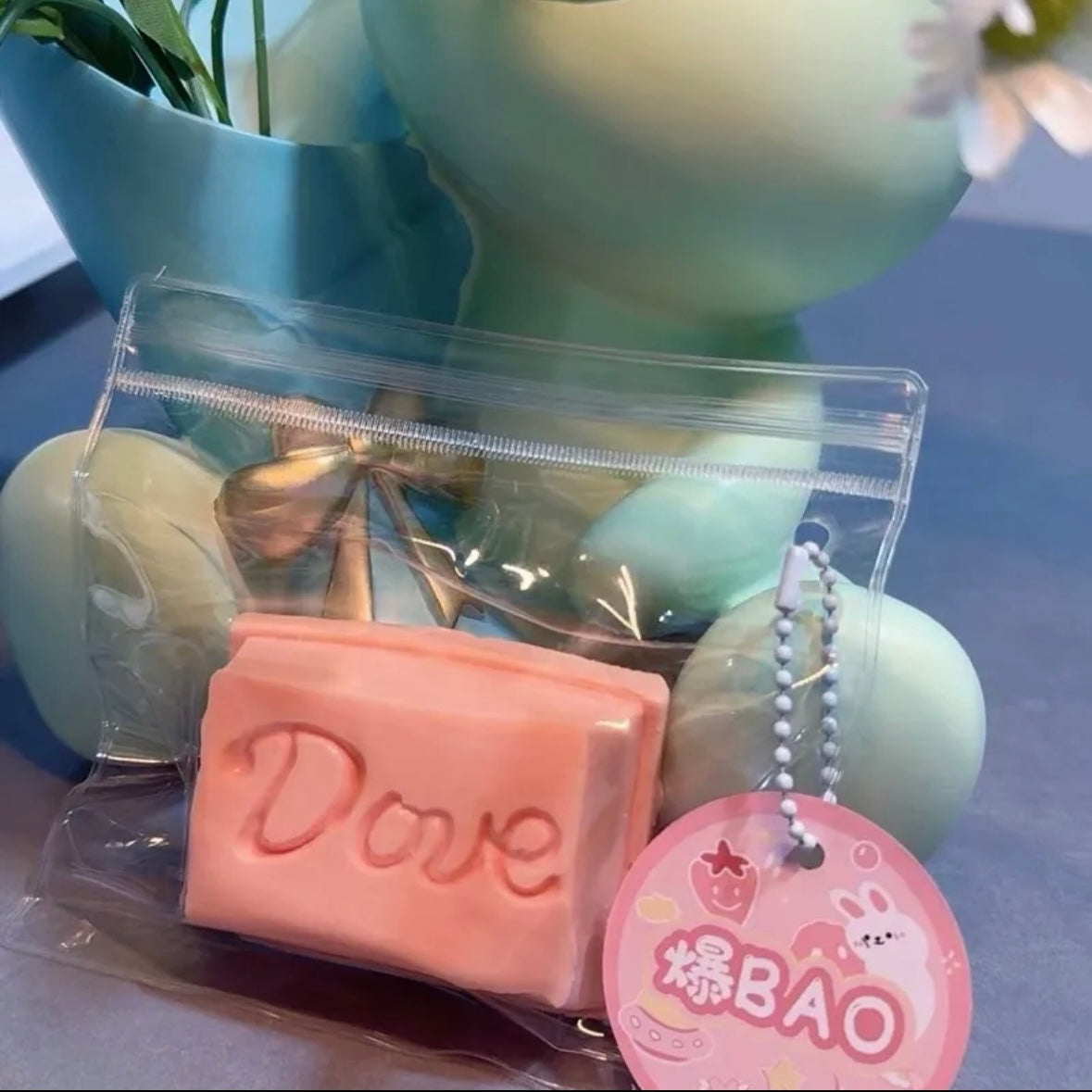 DOVE Chocolate Stress Relief Taba Squishy Toy – product image 2
