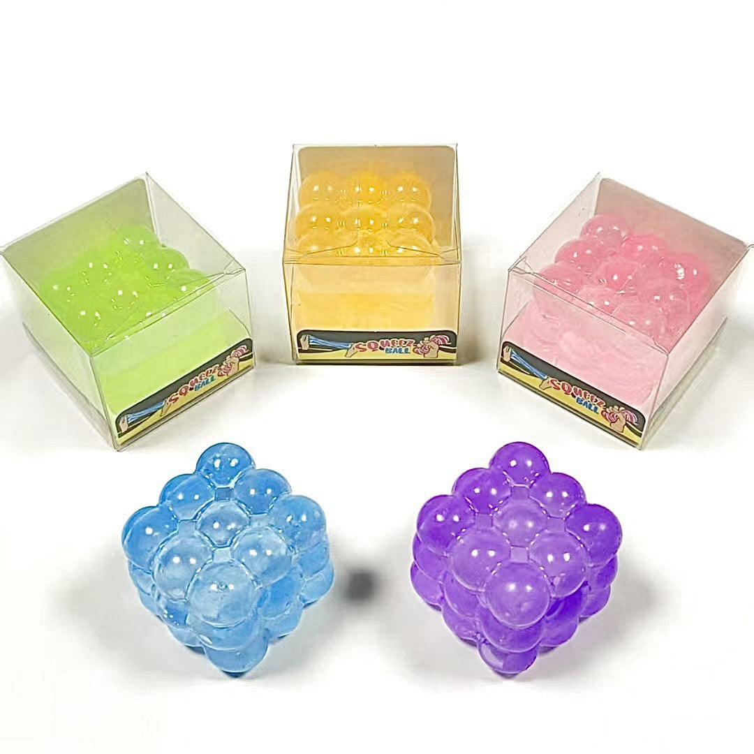 5cm Cube Stress Ball Jelly Ball Squishy Stress Relief Decompression Toy – product image 4