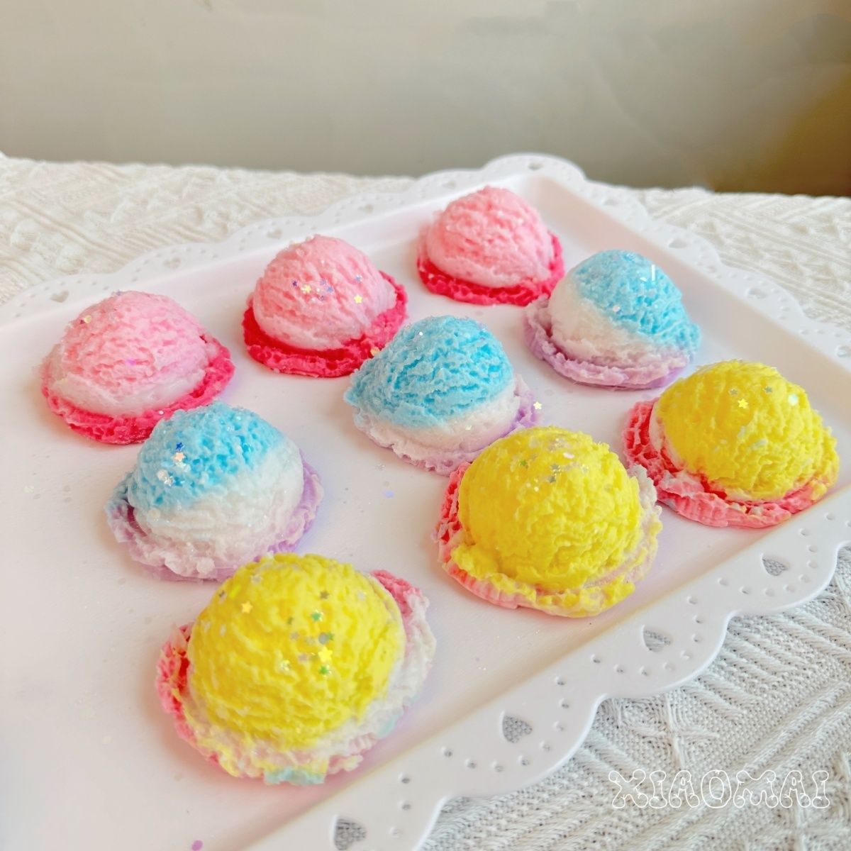 Handmade Ice Cream Soft Stress Relief Taba Squishy Toy – product image 8