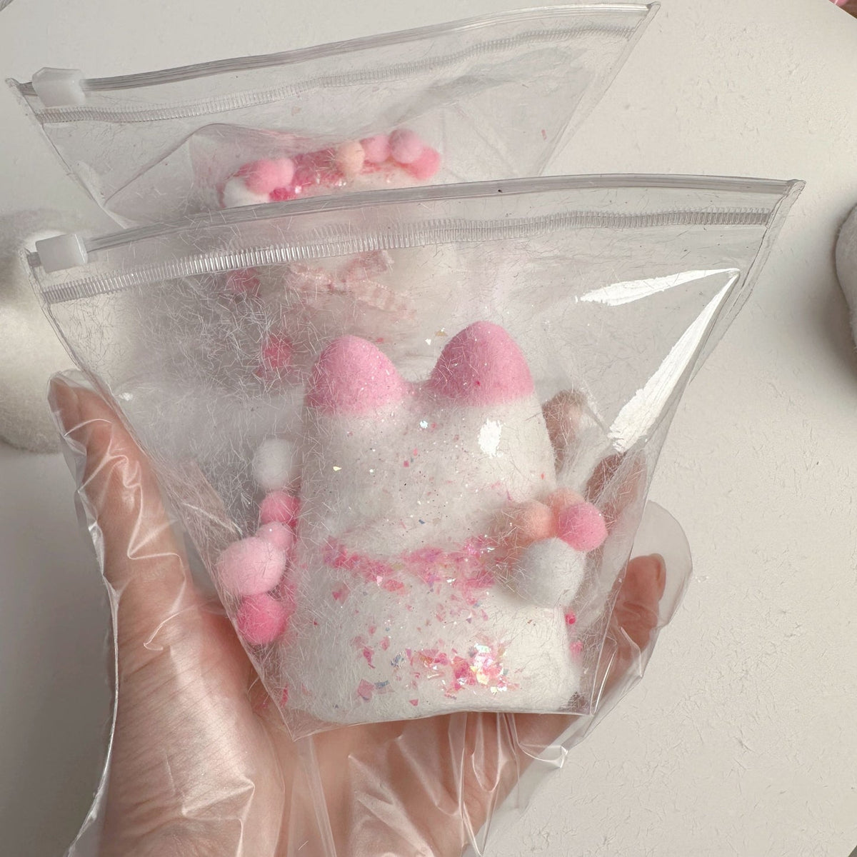 Handmade Silicone Kitty with Fur Stress Relief Squeeze Toy – product image 6