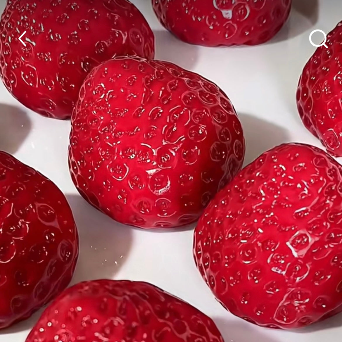 120g Handmade Strawberry Stress Relief Squishy Toy – product image 3