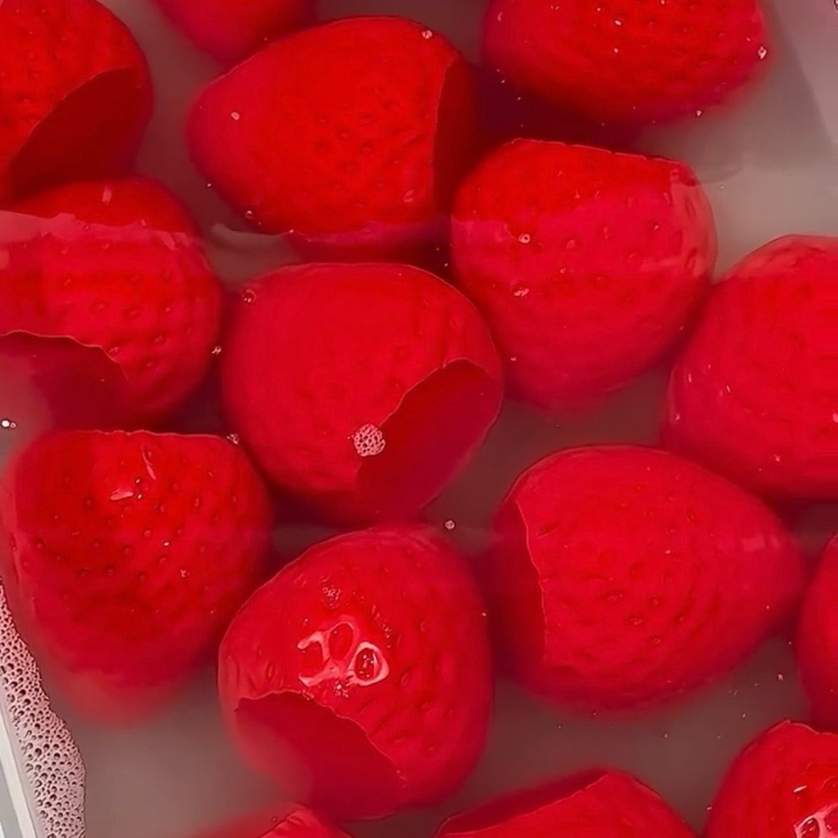 120g Handmade Strawberry Stress Relief Squishy Toy – product image 5