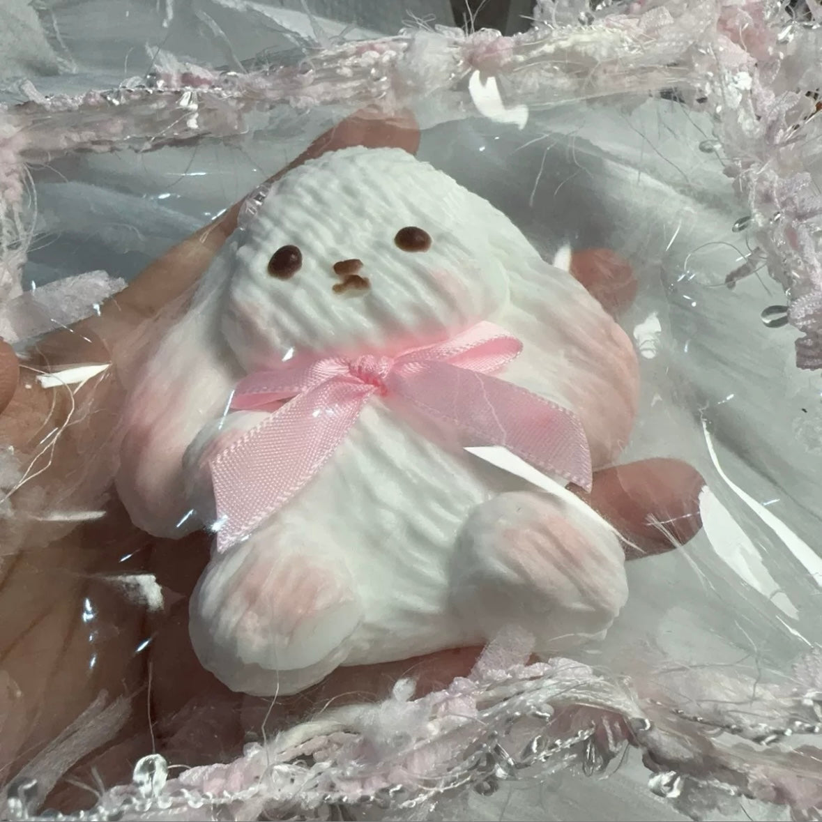 Handmade Giant Ear Bunny Squishy Stress Relief Decompression Toy – product image 2