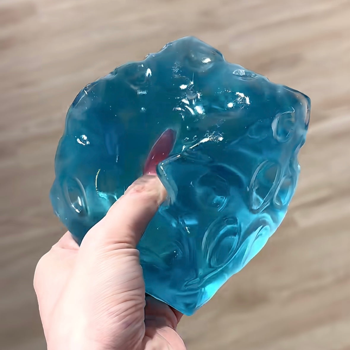 Large Cheese Vaseline Stress Ball Squishy Stress Relief Decompression Toy (400g) – product image 6