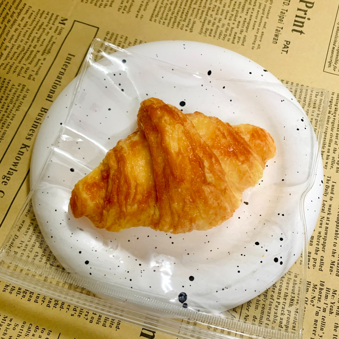 Handmade Silicone Croissant Stress Relief Squishy Toy – product image 4
