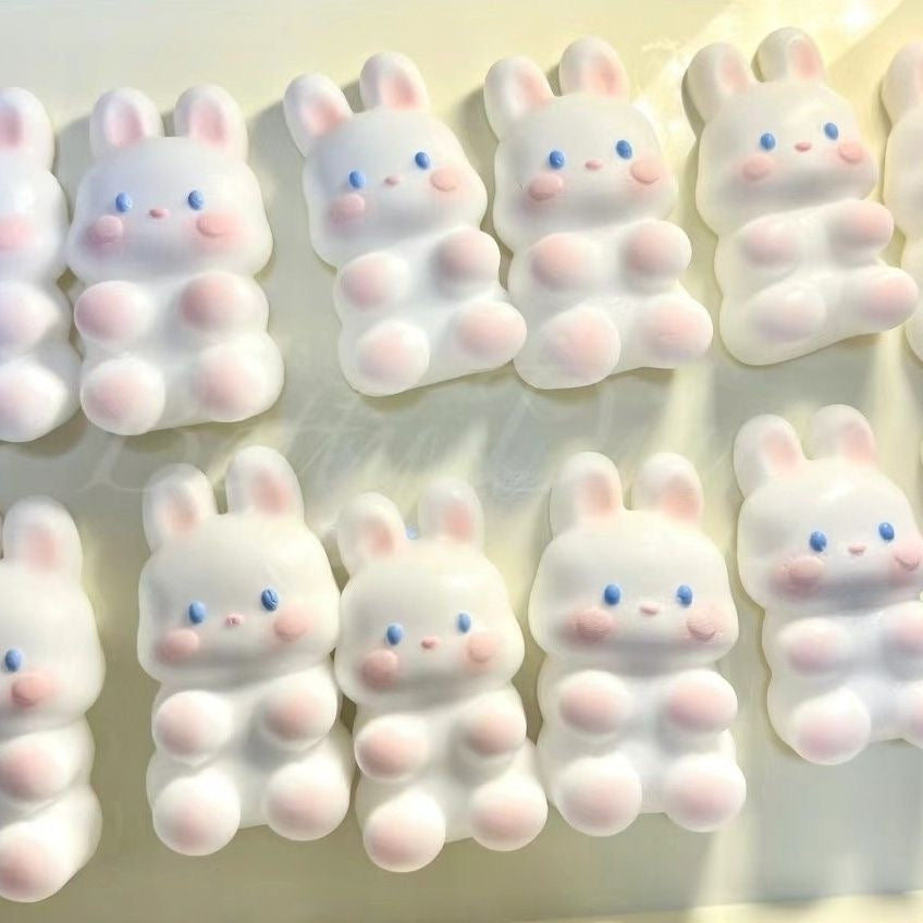 Handmade Silicone Small Rabbit Bunny Relief Squishy Toy – product image 2
