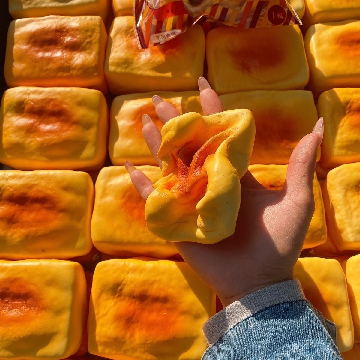Pancake Bread Slow Rising Squishy Stress Relief Decompression Toy – product image 4