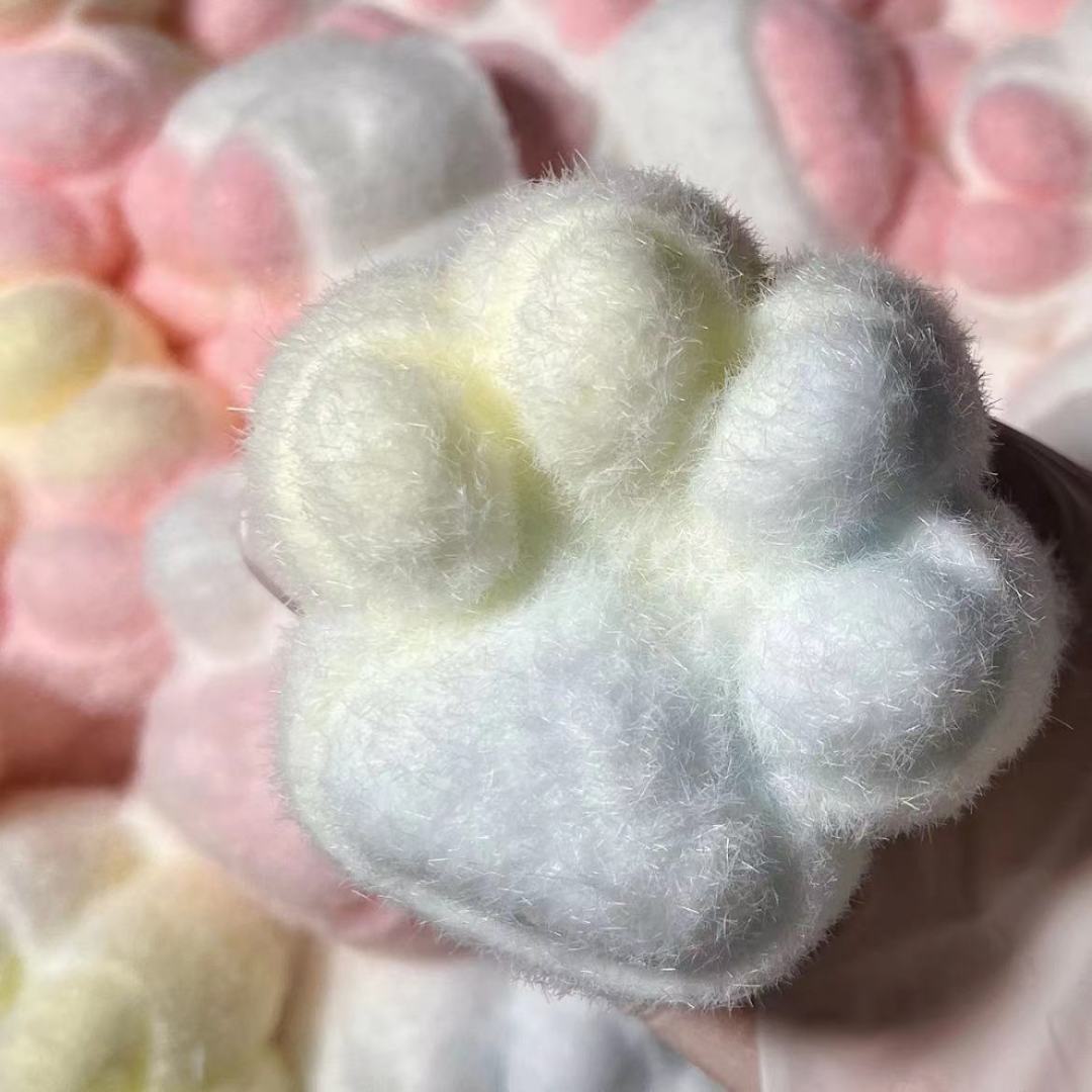 Handmade Cat Paw Stress Relief Taba Squishy Toy with Flocking – product image 5
