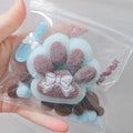 Handmade Silicone Cat's Paw  Stress Relief Squishy Toy-- Blue & Brown – product image 4