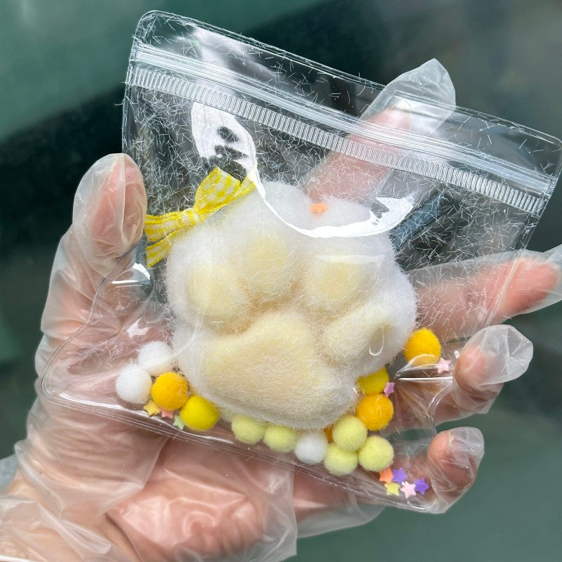 Handmade Silicone Cat's Paw Stress Relief Squishy Toy — Pink / Yellow / Blue & More – product image 11
