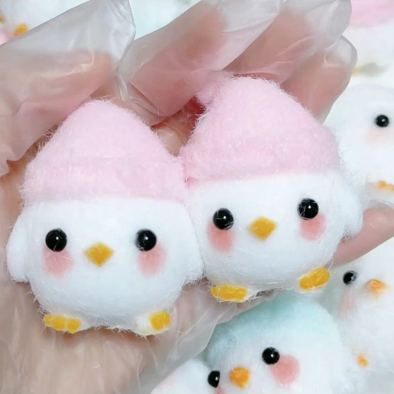 Silicone Squishy Chick with Wearing Hat Taba Squishy Toy – product image 2