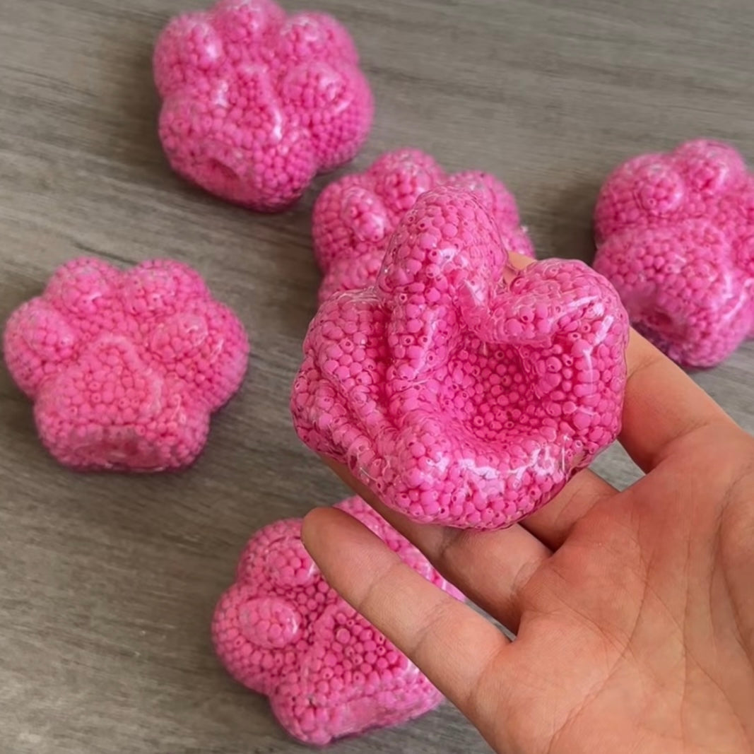 Rose Cat's Paw Handmade Stress Balls – product image 2