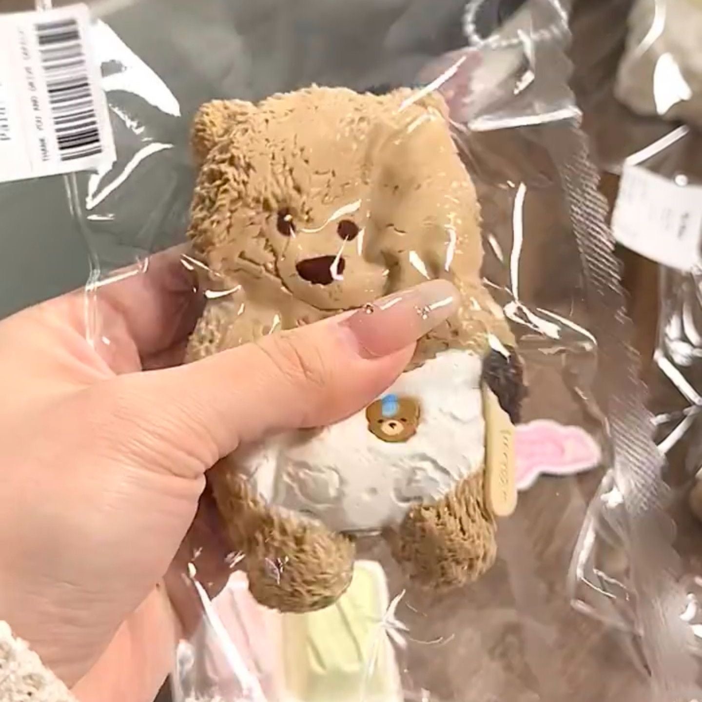 Handmade Brown Bear Taba Squishy Toy – product image 2