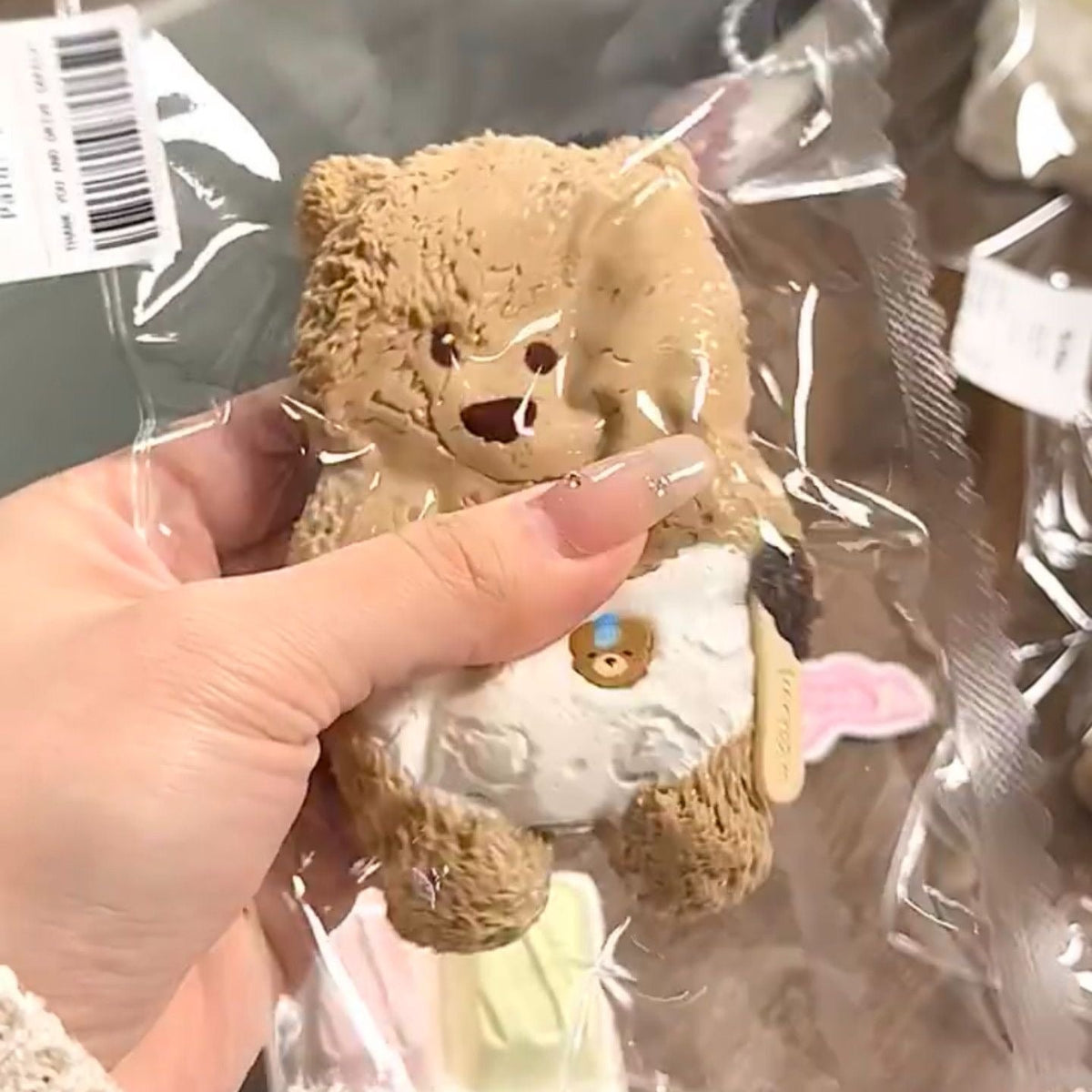 Handmade Brown Bear Taba Squishy Toy – product image 2