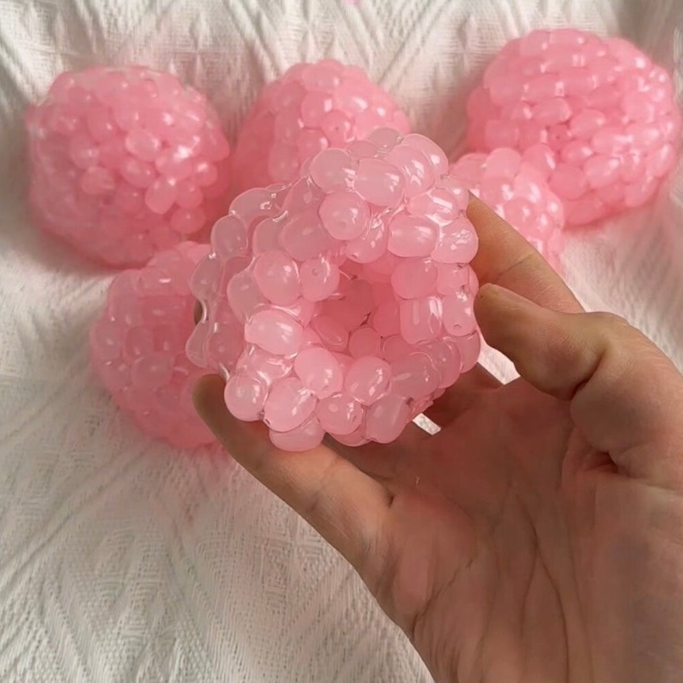 Blue or Pink or Green or White Handmade Stress Balls – product image 3